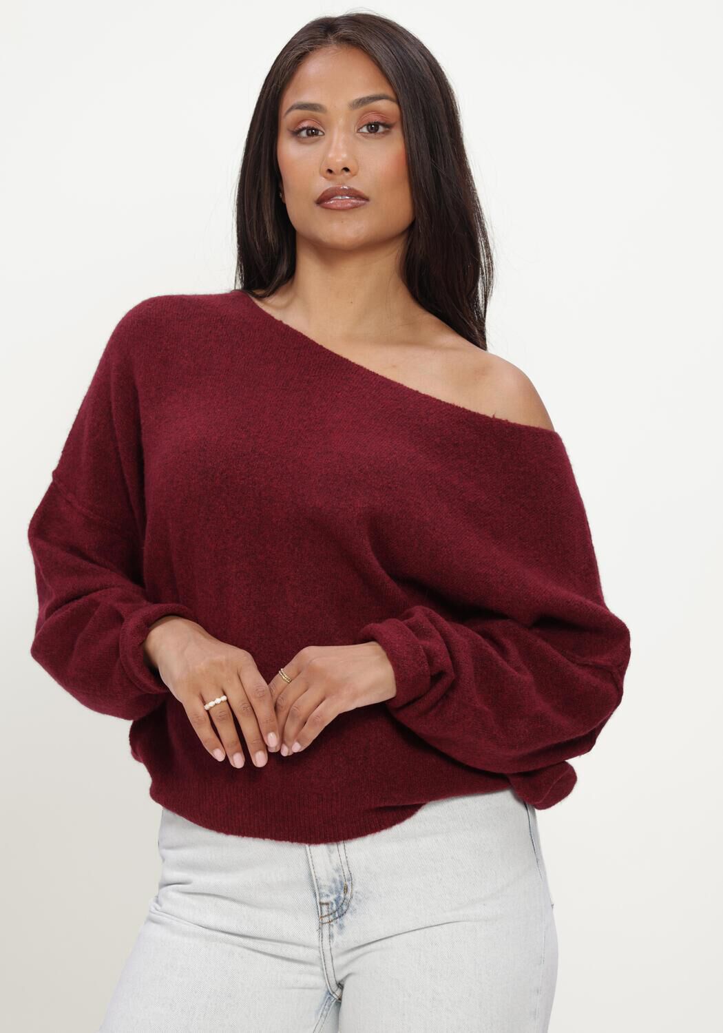 Bordeaux AMERICAN VINTAGE Strickjacke DAMSVILLE - large