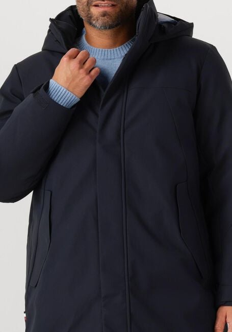 Dunkelblau TOMMY HILFIGER Parkas TECH HOODED PADDED PARKA - large