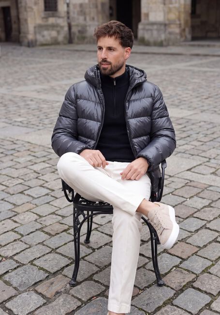Dunkelblau GENTILUOMO Pullover TURTLE ZIP LS - large