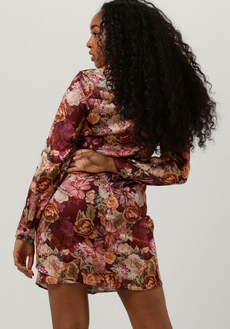 Braune GUESS Minikleid LS ALYA PRINTED DRESS - large