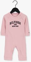 Hell-Pink TOMMY HILFIGER  BABY VARSITY COVERALL - medium