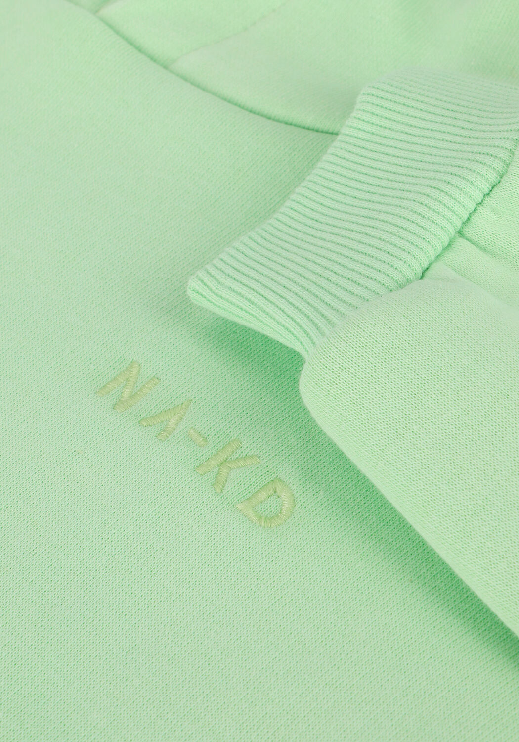 Gr&uuml;ne NA-KD Pullover ORGANIC LOGO BASIC HOODIE - large