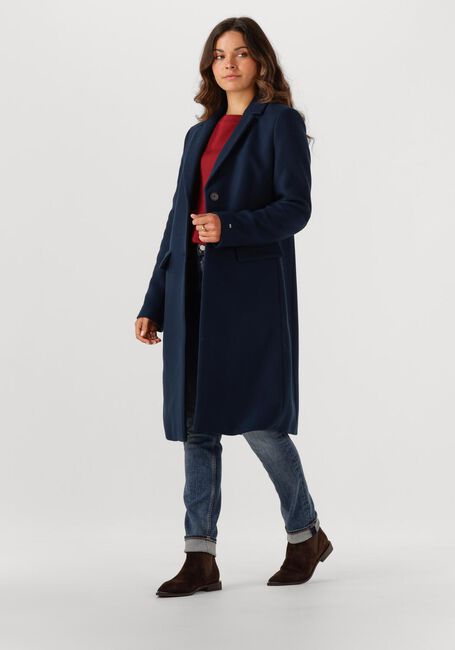 Dunkelblau TOMMY HILFIGER Mäntel CLASSIC SB WOOL REG COAT - large