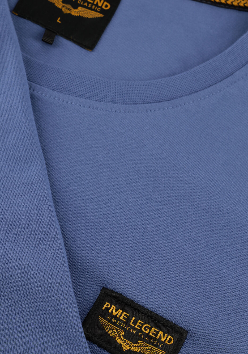 Blaue PME LEGEND T-shirt SHORT SLEEVE R-NECK GUYVER TEE - large