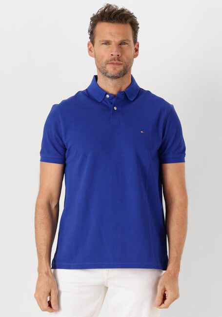 Blaue TOMMY HILFIGER Polo-Shirt 1985 REGULAR POLO - large