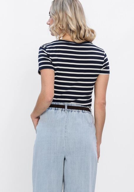 Mehrfarbige/Bunte TOMMY HILFIGER T-shirt GOLD BUTTON SLIM SS TEE - large