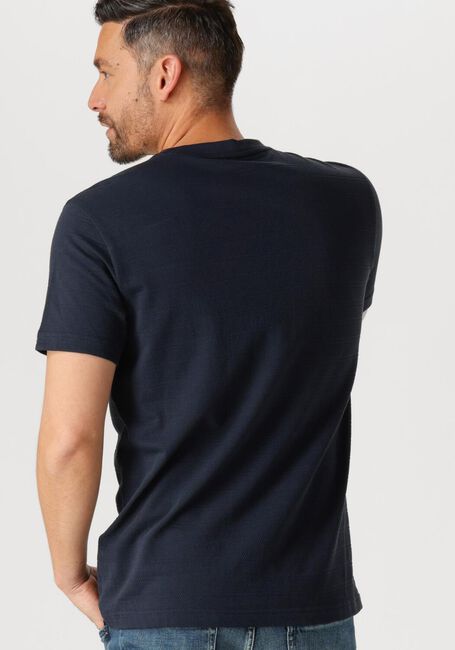 Blaue PME LEGEND T-shirt SHORT SLEEVE R-NECK JACQUARD STRIPES - large