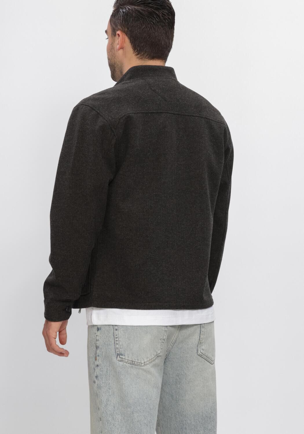 Dunkelgrau DSTREZZED Jack DS_COLE BOMBER - large