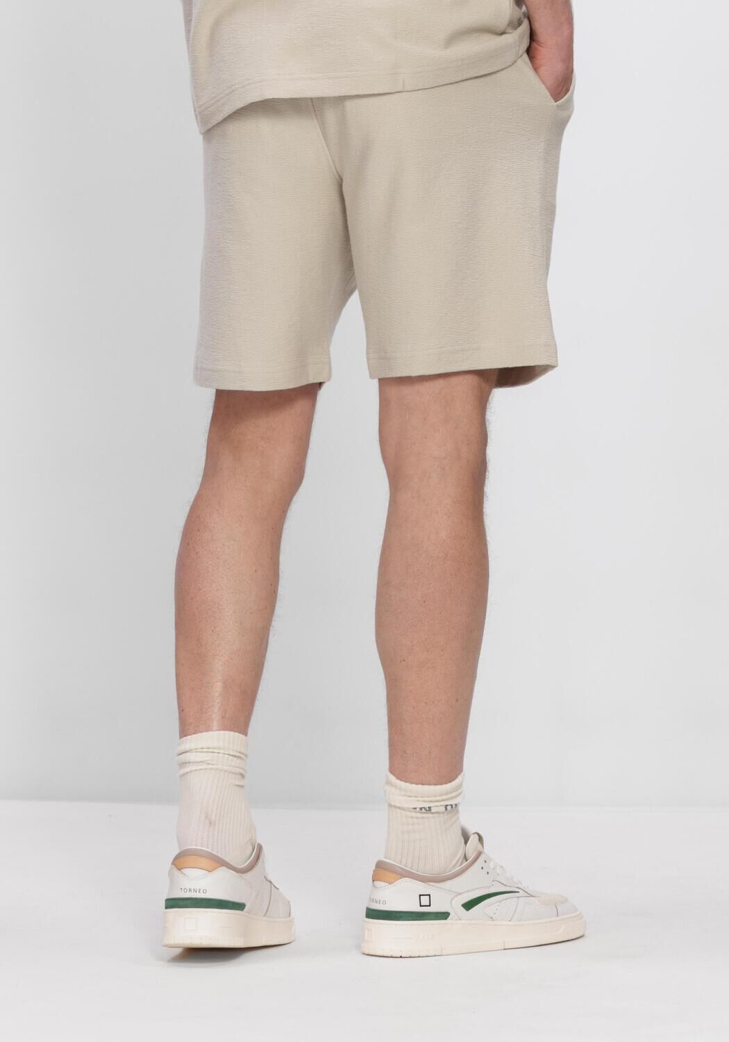 Beige AIRFORCE Kurze Hose WOVEN SHORT PANTS - large