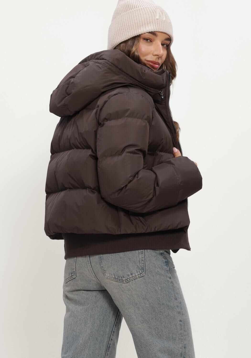 Braune MOSCOW Wattierte Jack 22A-08-FUSSY - large