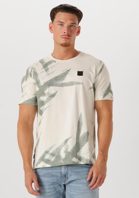 Grüne PME LEGEND T-shirt SINGLE JERSEY PANEL PRINT - large
