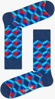 Blaue HAPPY SOCKS Socken OPTIC SQUERE - medium