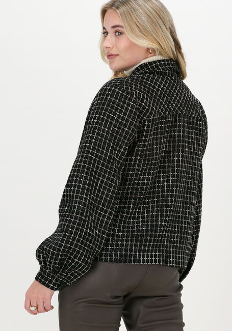 Schwarze MOS MOSH Jack SAGIE SHINY CHECK JACKET - large