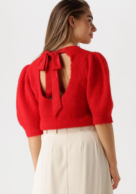 Rote CO'COUTURE Pullover CORALIE BOW RIB KNIT - large