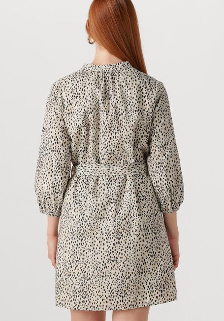 Weiße COLOURFUL REBEL Minikleid LIZE CHEETAH SHIRT MINI DRESS SS - large