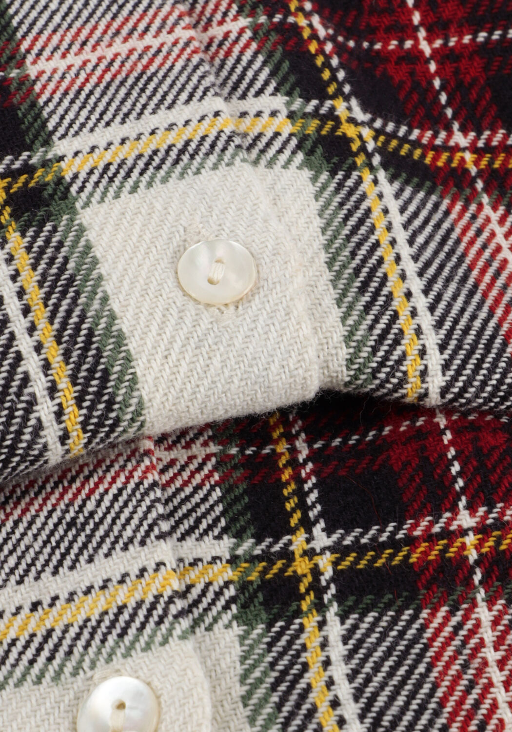 Wei&szlig;e BY-BAR Blusen SARAH SHORT CHECK BLOUSE - large