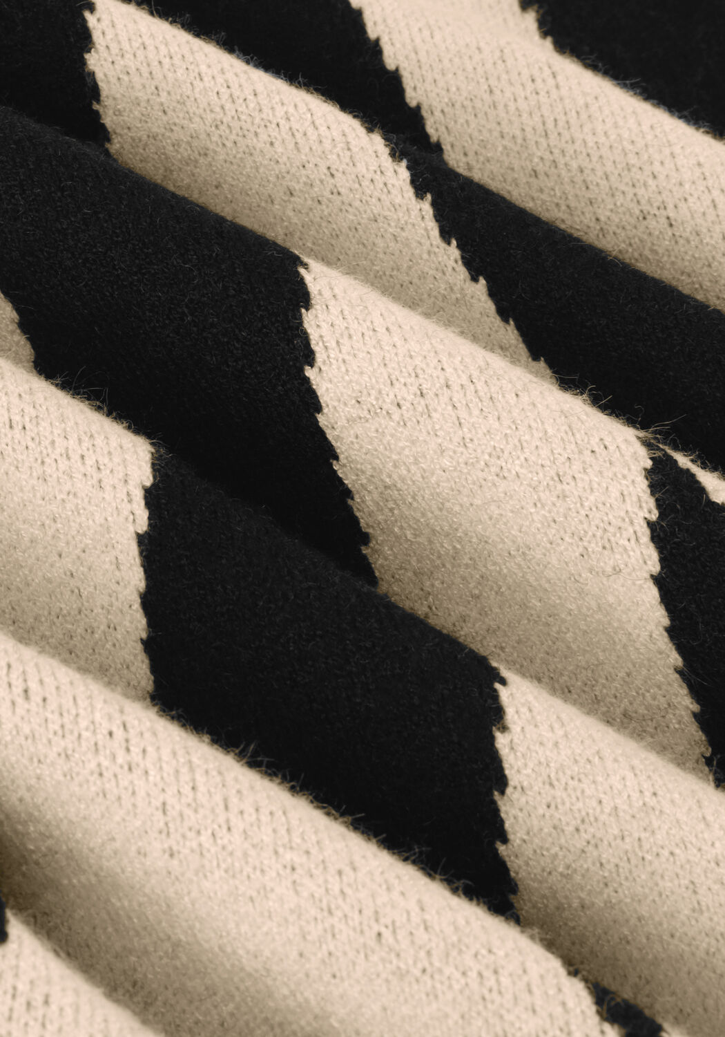 Schwarze OBJECT Minikleid OBJRAY L/S KNIT ROLLNECK DRESS - large