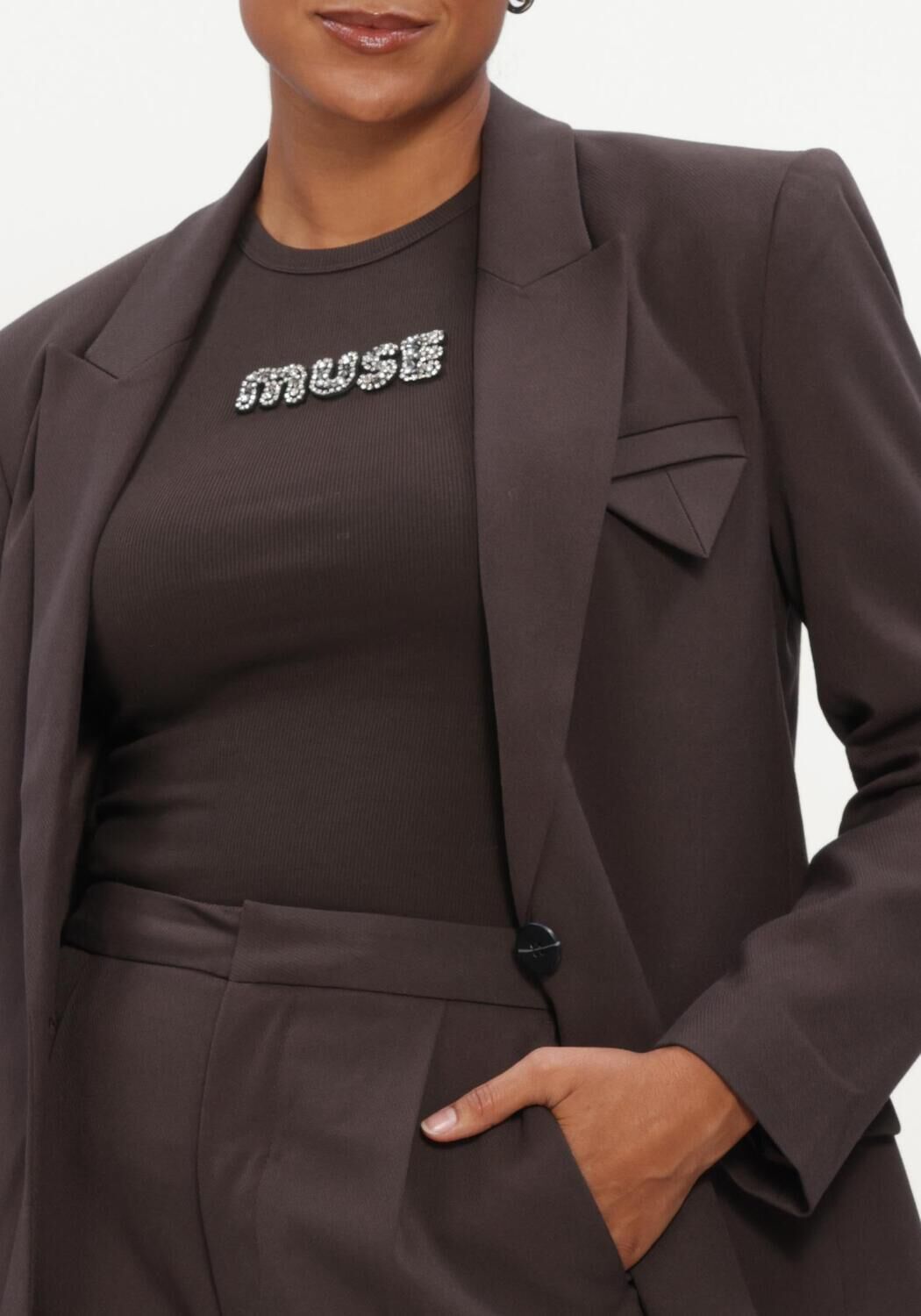 Braune COPENHAGEN MUSE Blazer CMTAILOR-JA - large