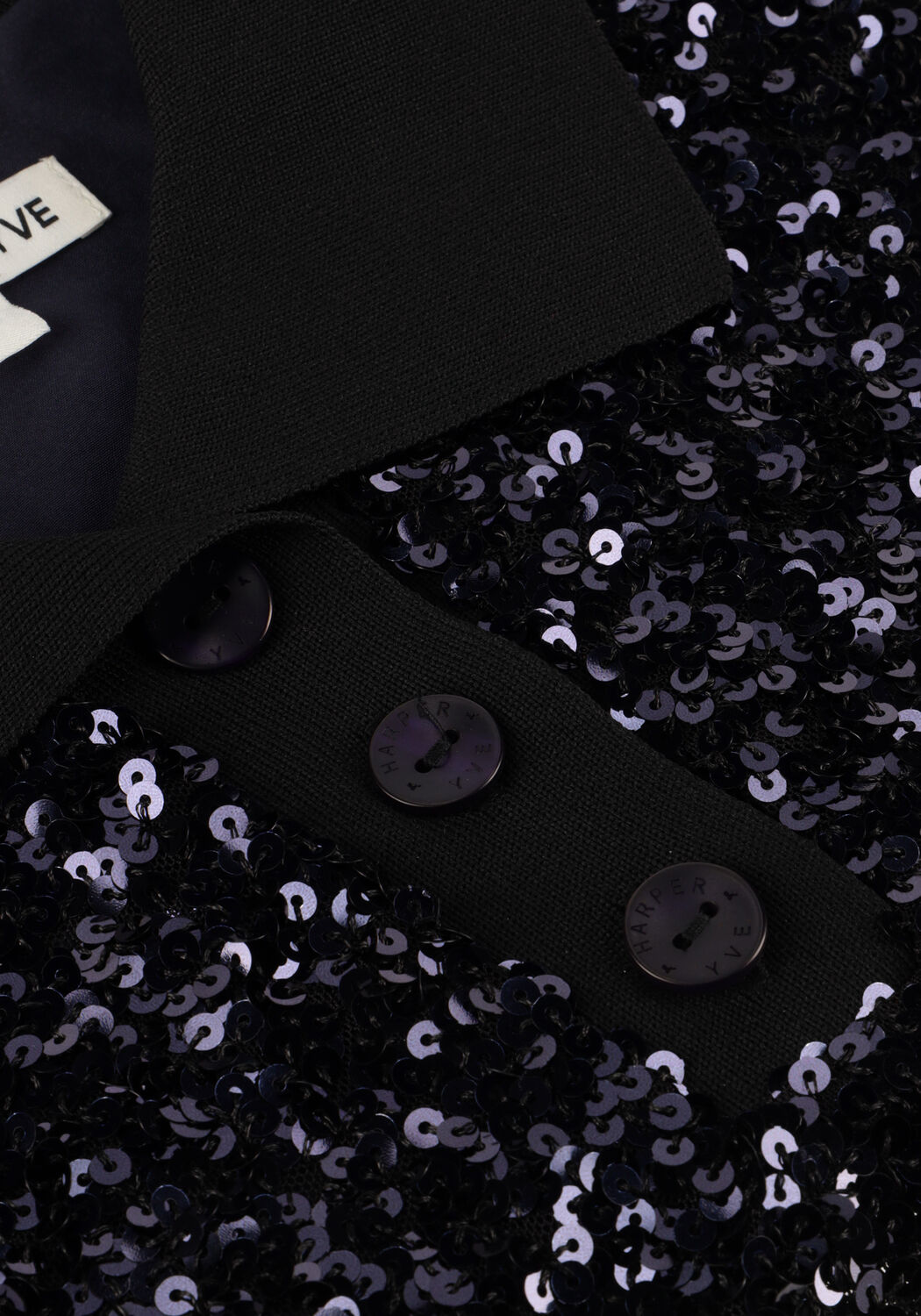 Schwarze HARPER & YVE Pullover SANNY-SS - large