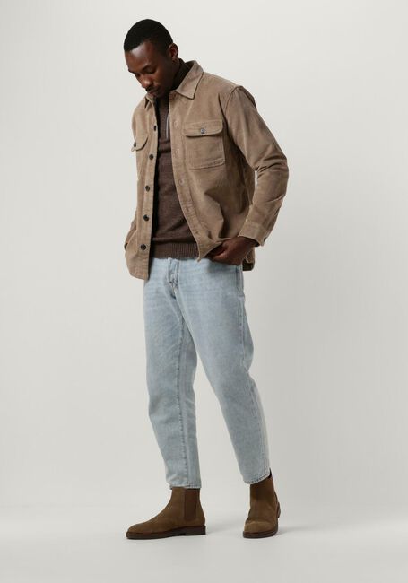 Taupe SELECTED HOMME Overshirt SLHLOOSE-DAN CORD OVERSHIRT O - large
