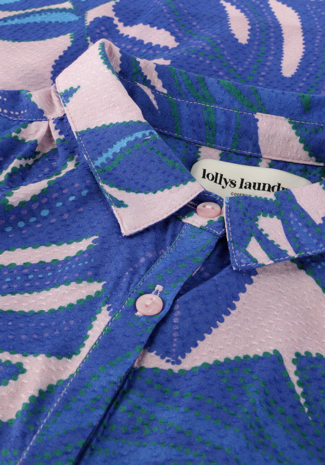 Blaue LOLLYS LAUNDRY Blusen LARI SHIRT - large