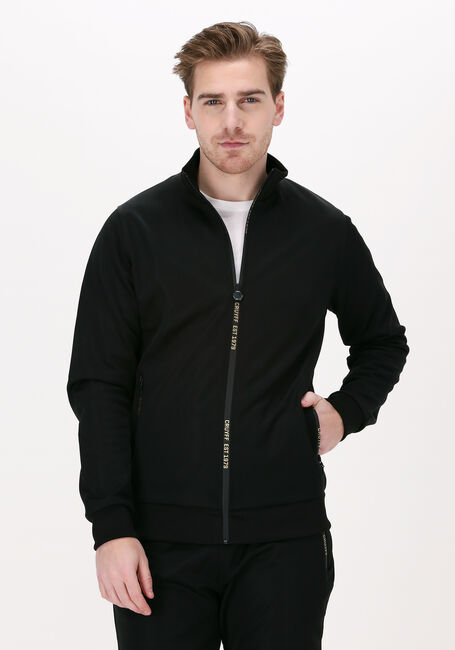 Schwarze CRUYFF Sweatshirt ENZO TRACK TOP - POLY TRICOT - large