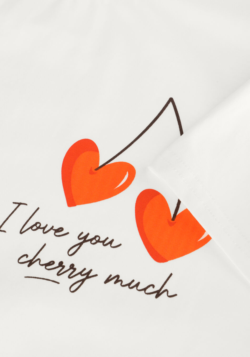 Creme YDENCE T-shirt T-SHIRT CHERRY MUCH - large