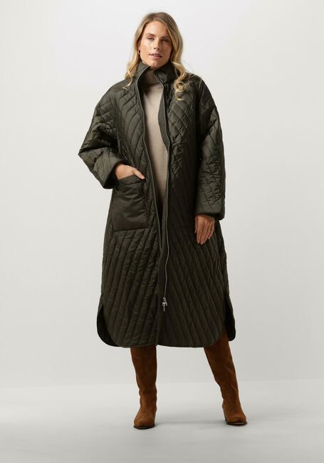 Khaki SECOND FEMALE Wattierte Jack BECCA COAT - large
