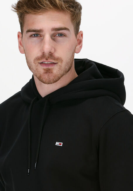 Schwarze TOMMY JEANS Sweatshirt TJM REGULAR FLEECE HOODIE - large