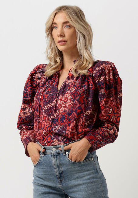 Blaue NOTRE-V Blusen BLOUSE PRINT NV-ARAH - large