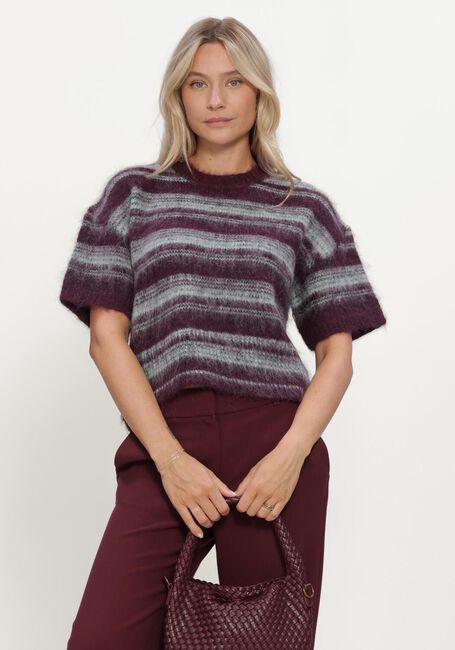 Bordeaux MSCH COPENHAGEN Pullover MSCHLYCIE 2/4 PULLOVER STP - large