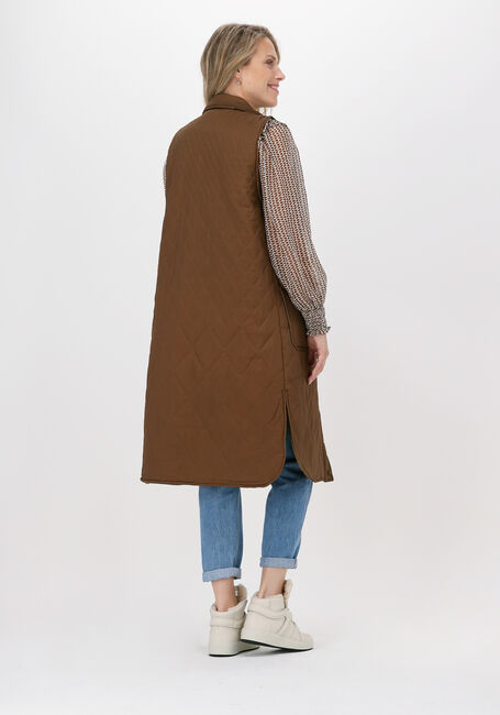 Camelfarbene OBJECT Bodywarmer IRIS PADDED WAISTCOAT - large