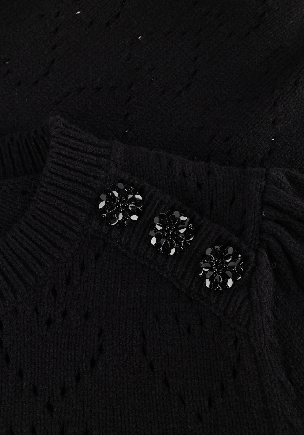 Schwarze FABIENNE CHAPOT Pullover DIANNA SS PULLOVER - large