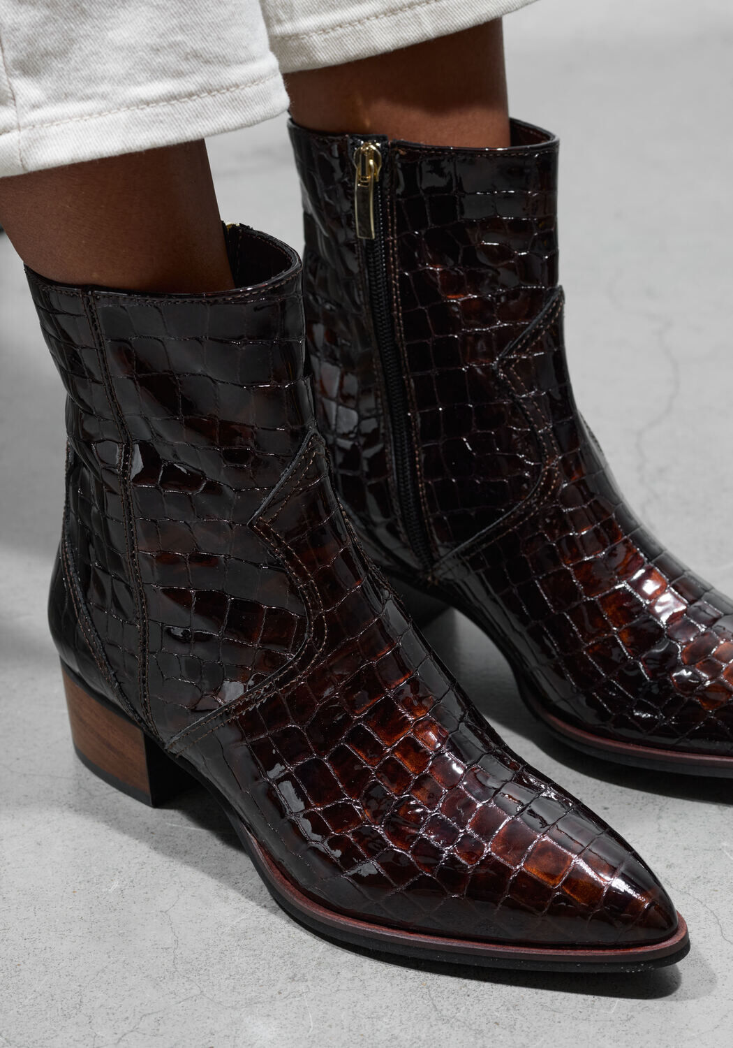 Braune LINA LOCCHI Stiefeletten 3231 - large