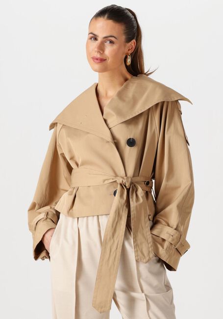Camelfarbene INWEAR Trenchcoats UMAYAIW SHORT TRENCH - large
