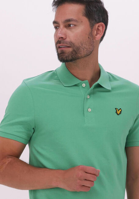 Grüne LYLE & SCOTT Polo-Shirt PLAIN POLO SHIRT - large
