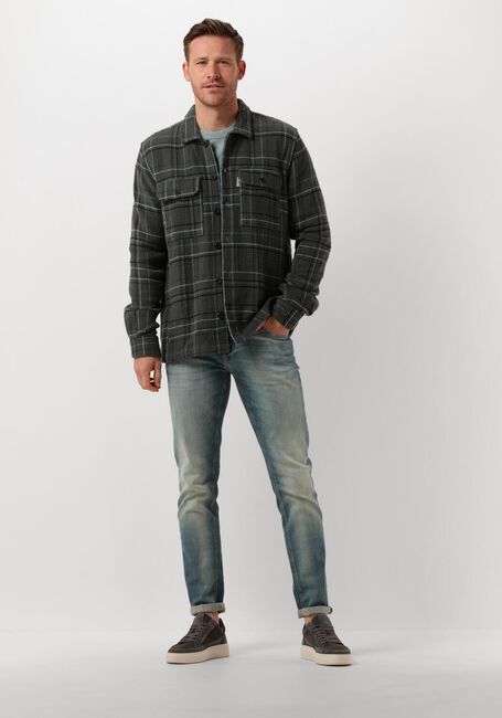 Grüne CAST IRON Overshirt LONG SLEEVE SHIRT YD CHECK REGULAR FIT - large