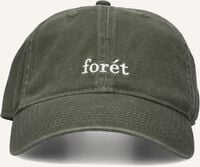 Grüne FORÉT Kappe HAWK WASHED CAP - medium