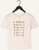 Beige SUMMUM T-shirt TEE CITY ARTWORK LINEN JERSEY Beige SUMMUM T-shirt TEE CITY ARTWORK LINEN JERSEY - medium