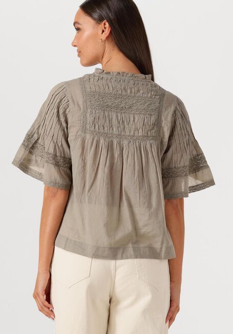 Grüne NEO NOIR Blusen SIAMA S VOILE BLOUSE - large