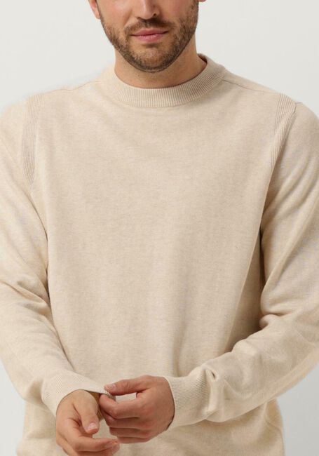 Beige ANERKJENDT Pullover AKSAIL COTTON SILK KNIT - large