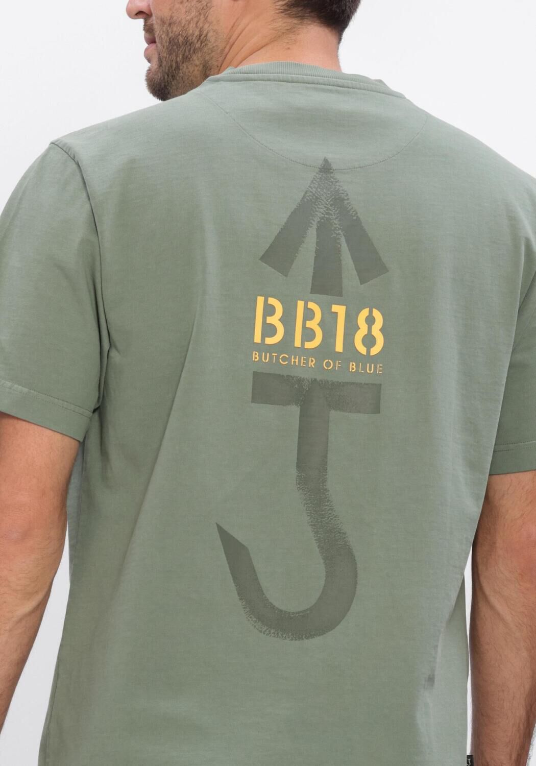 Gr&uuml;ne BUTCHER OF BLUE T-shirt ARMY CARLOW LOOSE TEE - large