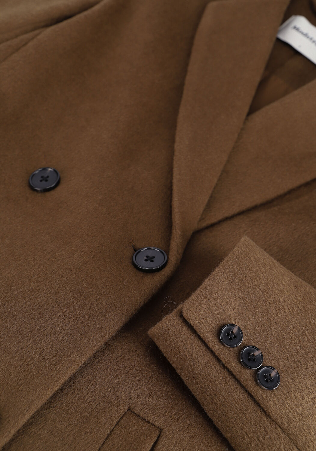 Braune MODSTR&Ouml;M M&auml;ntel ODELIA LONG COAT - large