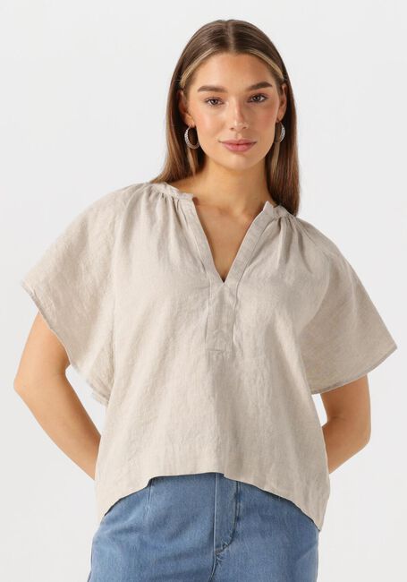 Sand BY-BAR Blusen VINA LINNEN BLOUSE - large