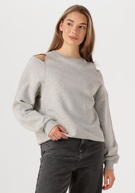 Graue ALIX THE LABEL Pullover LADIES KNITTED CUT OUT SWEATER - large
