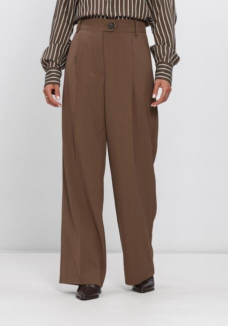 Braune SECOND FEMALE Hosen CLARSIE TROUSERS - large