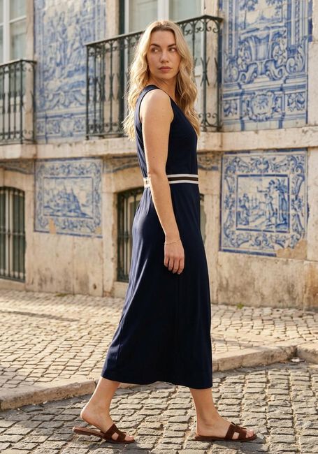 Dunkelblau STUDIO ANNELOES Maxikleid Tirza tape dress - large