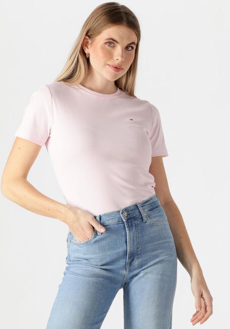 Hell-Pink TOMMY HILFIGER T-shirt SLIM CODY C-NK SS - large