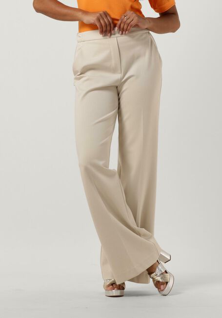 Beige BEAUMONT Hose PANTS WIDE FLARE DOUBLE JERSEY - large