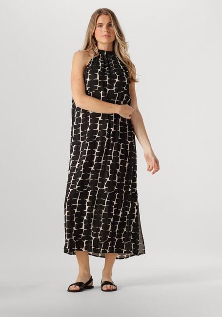 Schwarze NUKUS Maxikleid ANGELA DRESS NORA - large